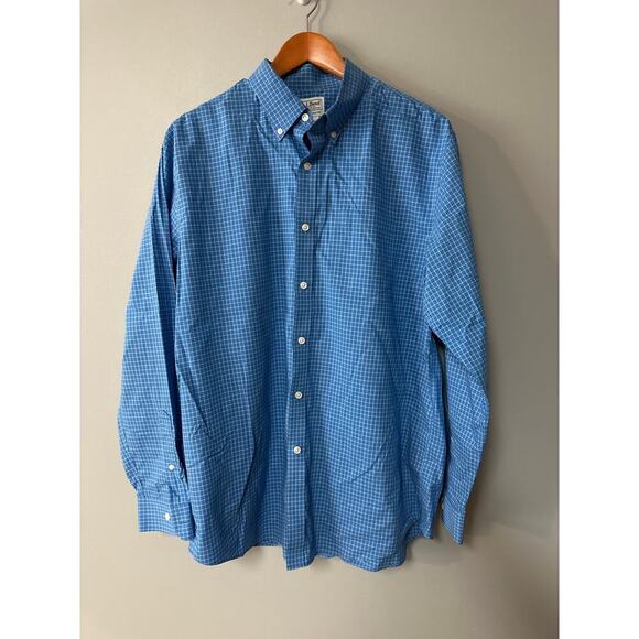 L.L. Bean Other - Men’s Size L L.L. Bean Blue Checkered Dress Shirt